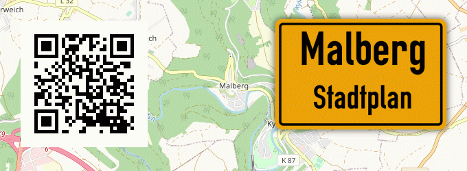 Stadtplan Malberg
