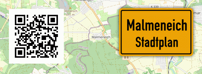 Stadtplan Malmeneich