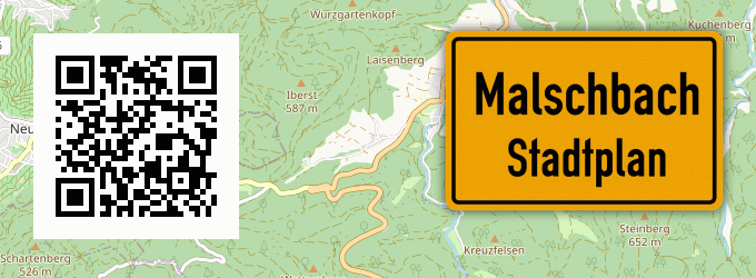 Stadtplan Malschbach