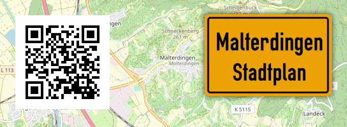Stadtplan Malterdingen