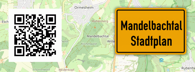 Stadtplan Mandelbachtal