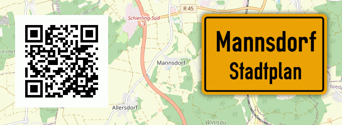 Stadtplan Mannsdorf
