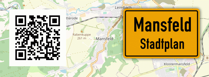 Stadtplan Mansfeld, Südharz