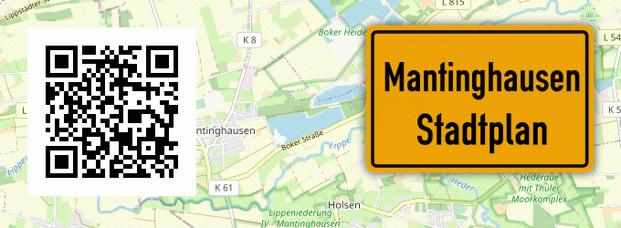 Stadtplan Mantinghausen