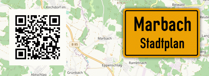 Stadtplan Marbach