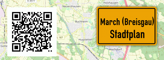 Stadtplan March (Breisgau)