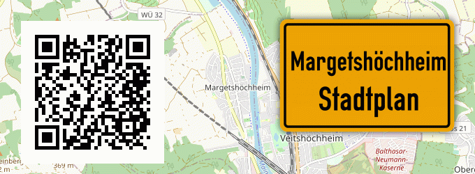 Stadtplan Margetshöchheim