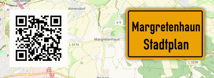 Stadtplan Margretenhaun
