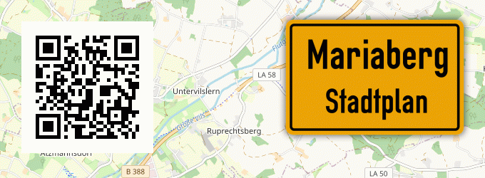 Stadtplan Mariaberg, Allgäu