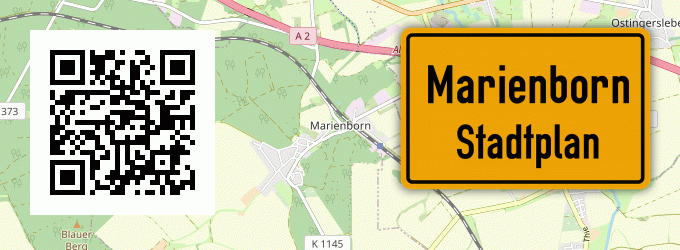 Stadtplan Marienborn, Börde