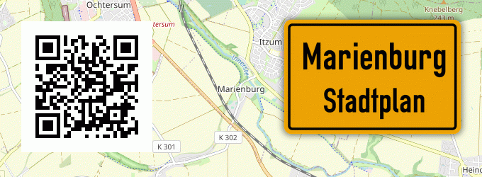 Stadtplan Marienburg