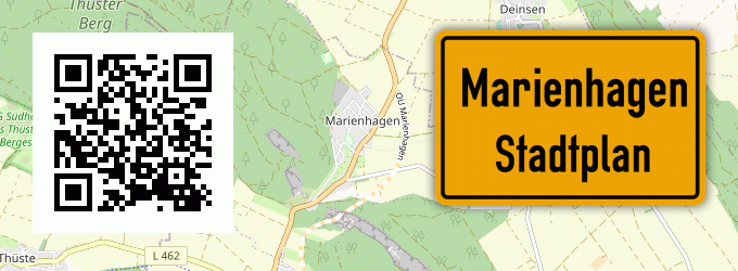 Stadtplan Marienhagen, Rheinland