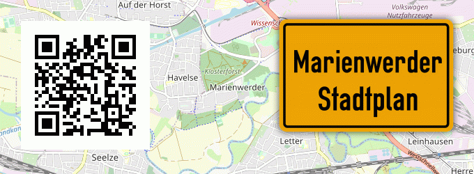 Stadtplan Marienwerder