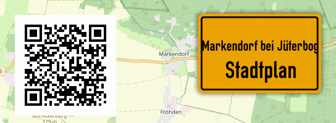 Stadtplan Markendorf bei Jüterbog