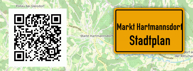 Stadtplan Markt Hartmannsdorf