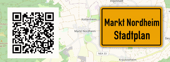Stadtplan Markt Nordheim