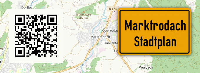 Stadtplan Marktrodach