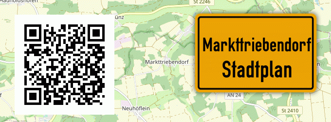 Stadtplan Markttriebendorf