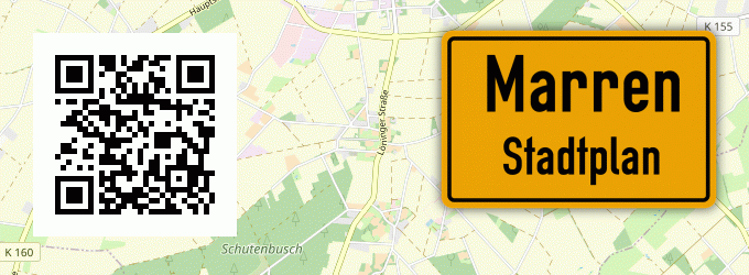 Stadtplan Marren, Oldenburg