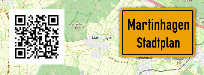 Stadtplan Martinhagen