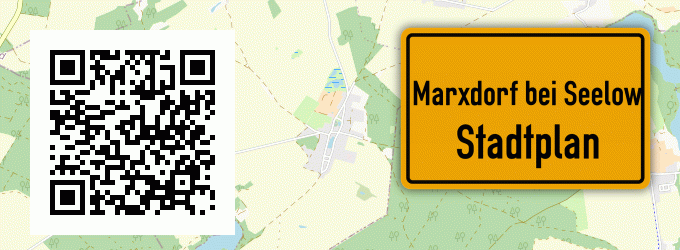 Stadtplan Marxdorf bei Seelow