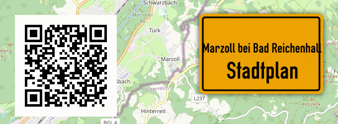 Stadtplan Marzoll bei Bad Reichenhall