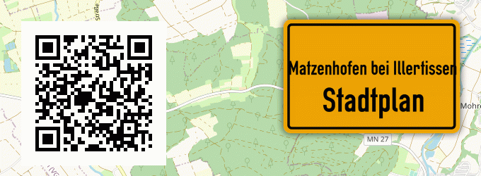 Stadtplan Matzenhofen bei Illertissen