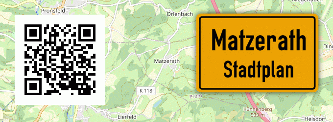 Stadtplan Matzerath, Eifel