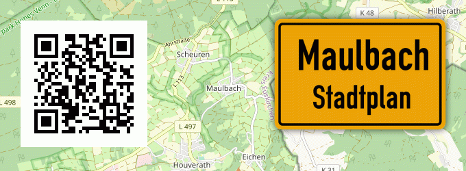 Stadtplan Maulbach, Hessen