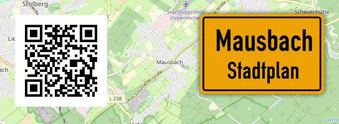 Stadtplan Mausbach, Westfalen