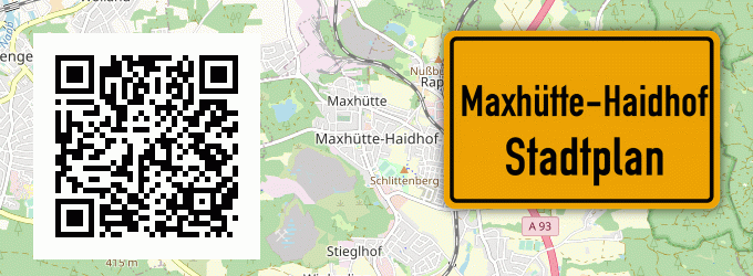 Stadtplan Maxhütte-Haidhof