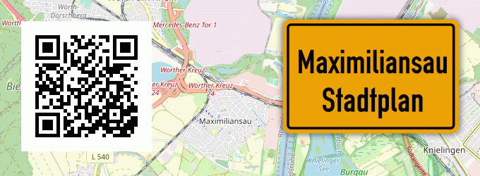 Stadtplan Maximiliansau