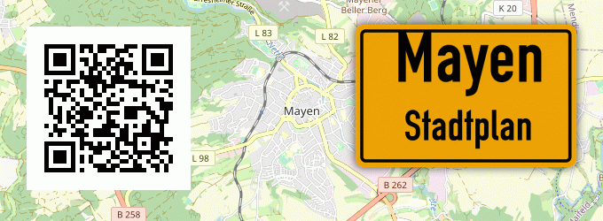 Stadtplan Mayen