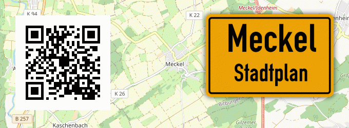 Stadtplan Meckel
