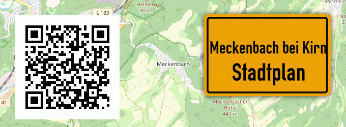 Stadtplan Meckenbach bei Kirn
