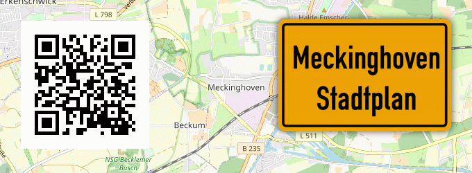 Stadtplan Meckinghoven