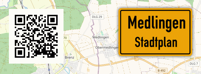 Stadtplan Medlingen