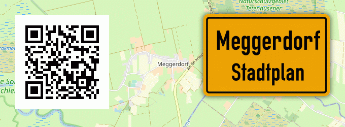 Stadtplan Meggerdorf