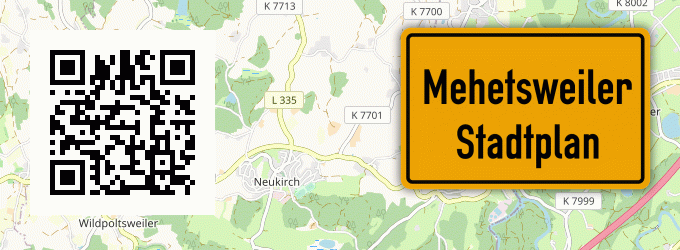 Stadtplan Mehetsweiler