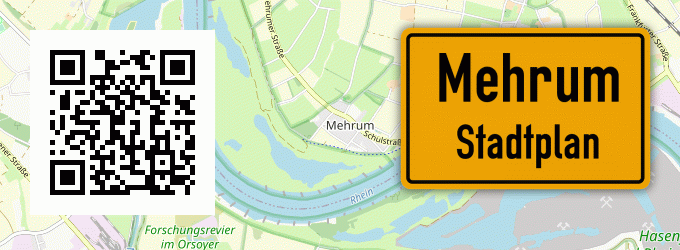 Stadtplan Mehrum, Niederrhein