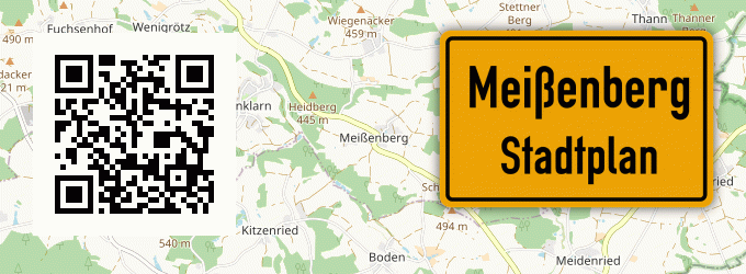 Stadtplan Meißenberg
