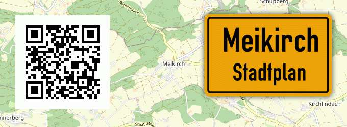 Stadtplan Meikirch
