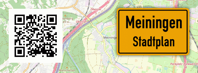 Stadtplan Meiningen