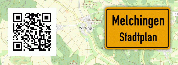 Stadtplan Melchingen