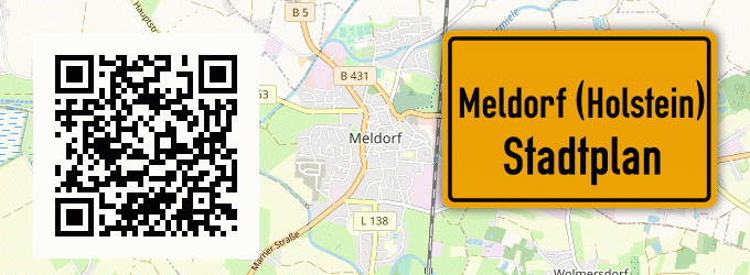Stadtplan Meldorf (Holstein)