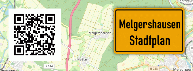 Stadtplan Melgershausen