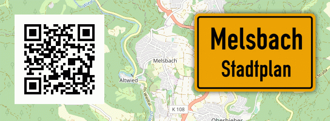 Stadtplan Melsbach