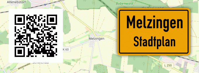 Stadtplan Melzingen