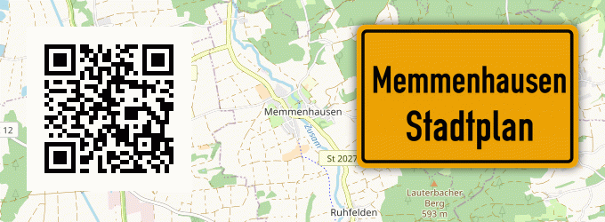 Stadtplan Memmenhausen