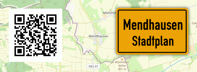 Stadtplan Mendhausen